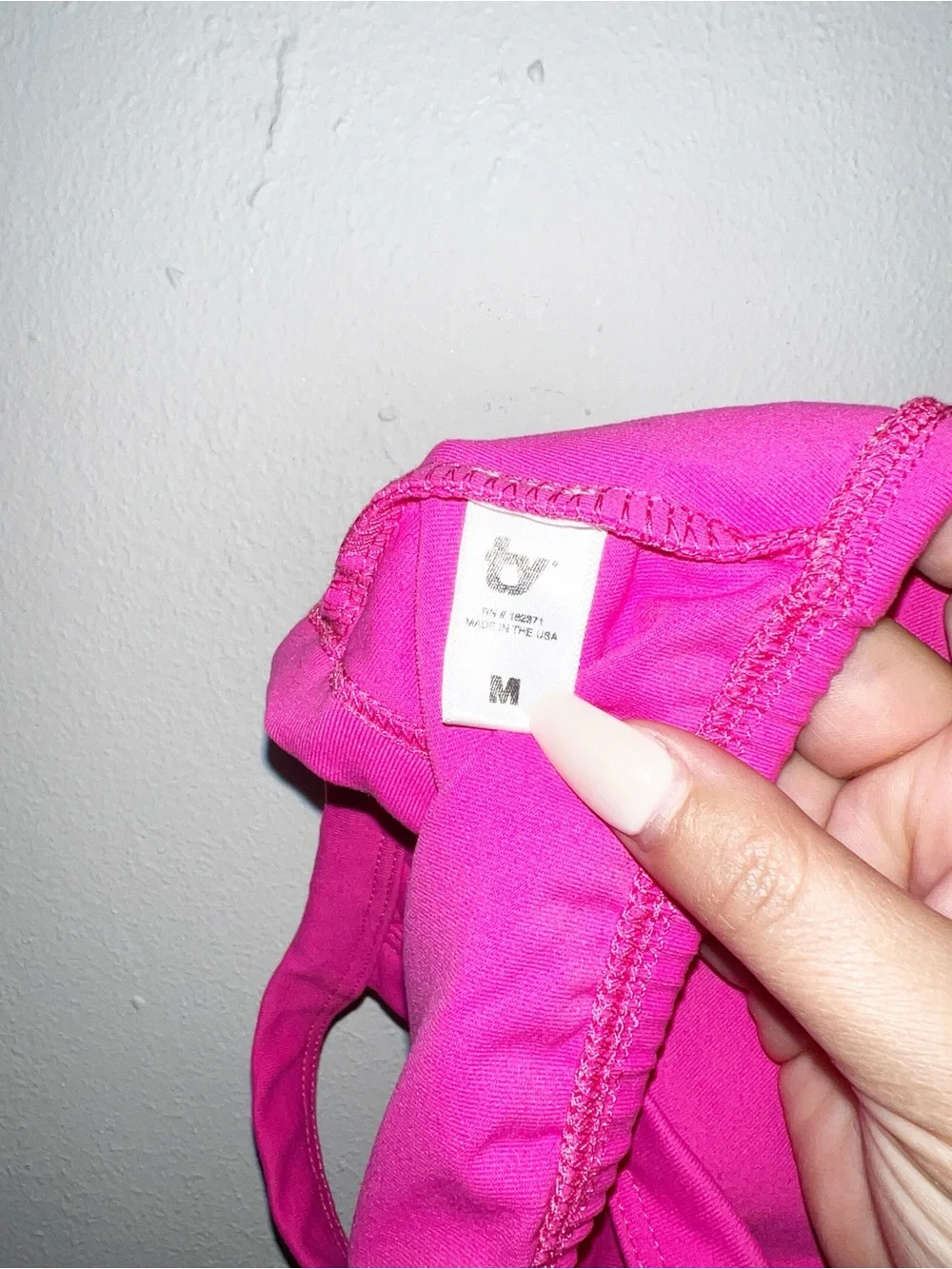 Thirty Years Hot Pink Women's Bralette Light Support Sports Bra - Picture 5 of 6